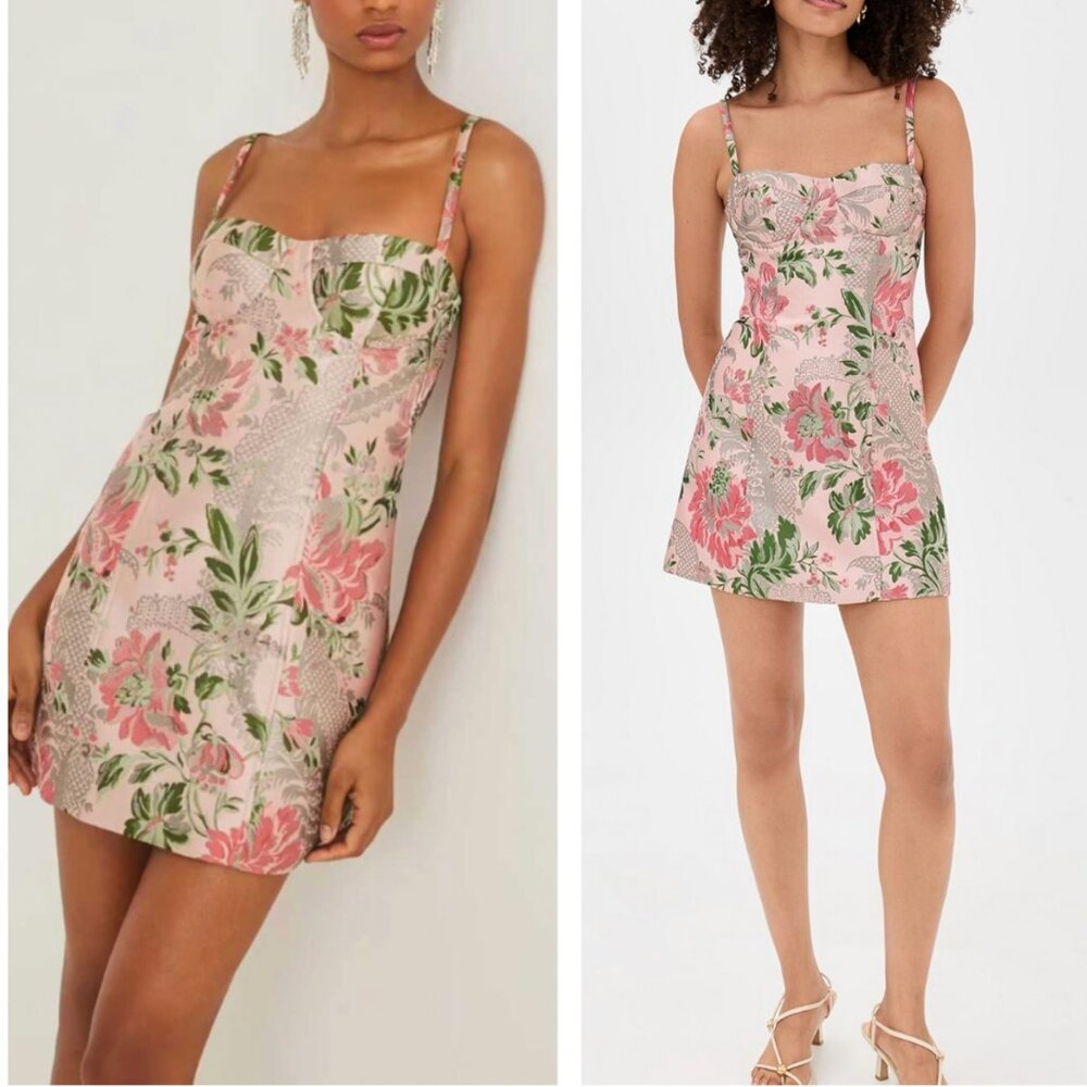Cara Cara Pink Floral Mini Dress